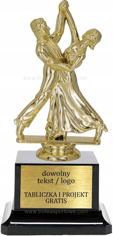 

statuetka figurka Taniec 18cm +tabliczka