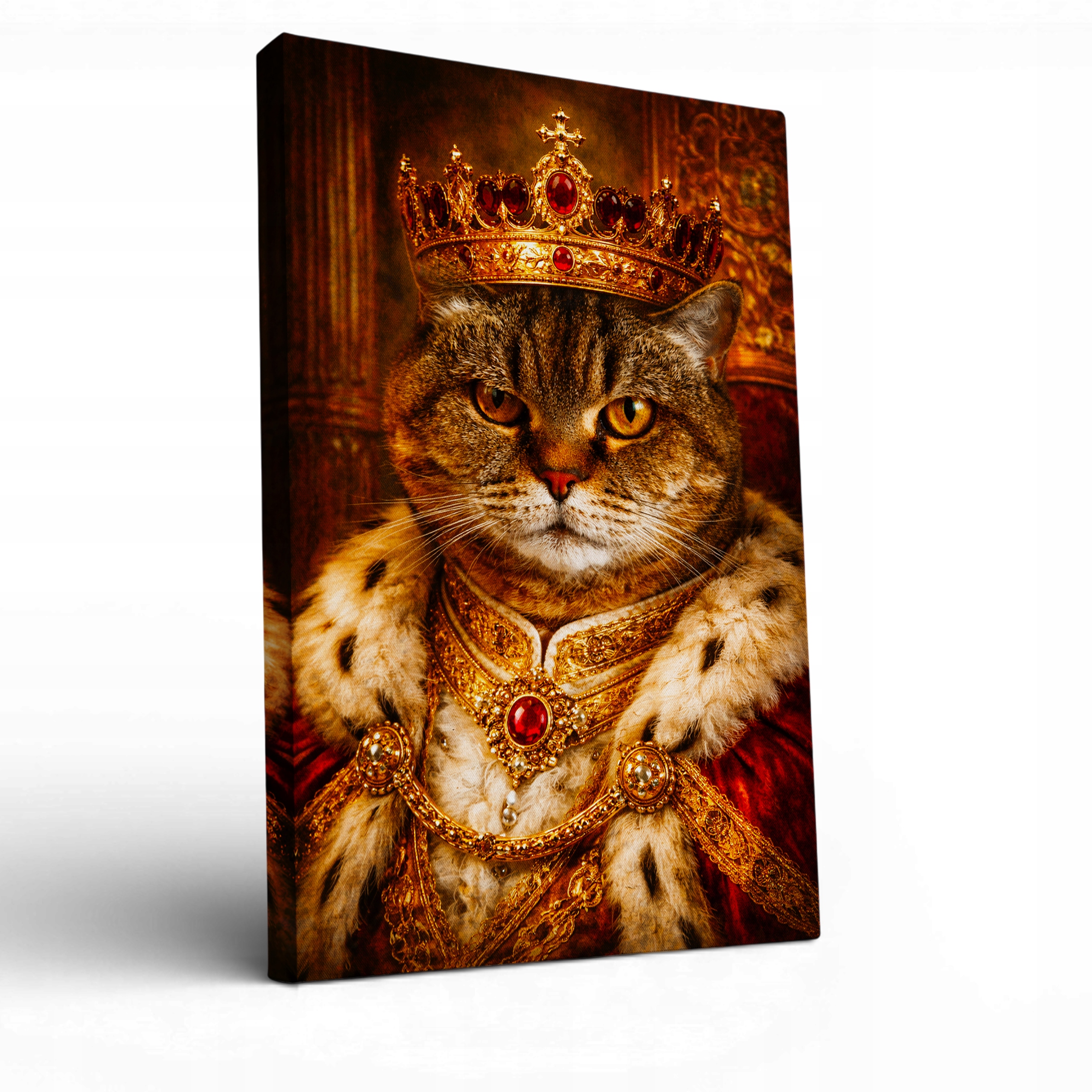 Portrét královského mazlíka Obraz 40x50 Narozeniny Dárek Karikatura