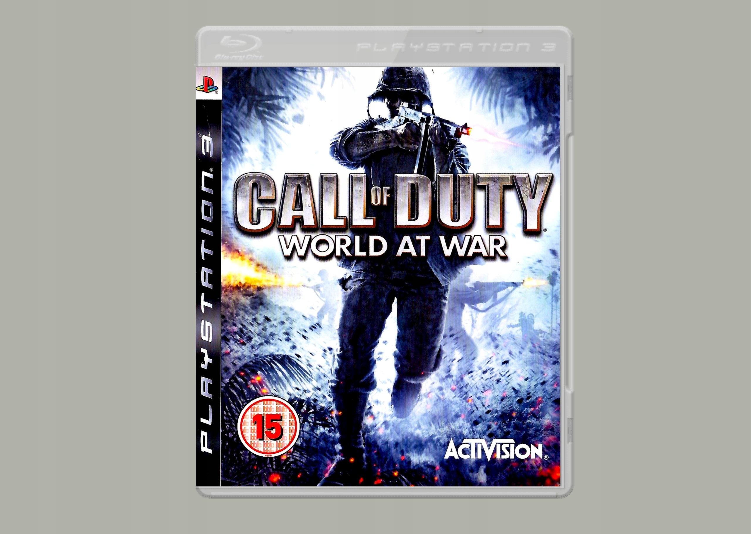 gra na PS3 COD CALL OF DUTY WORLD AT WAR poczuj prawdziwą PRZEMOC WOJNY Wersja językowa Angielska Angielska - dialog Angielska - napisy