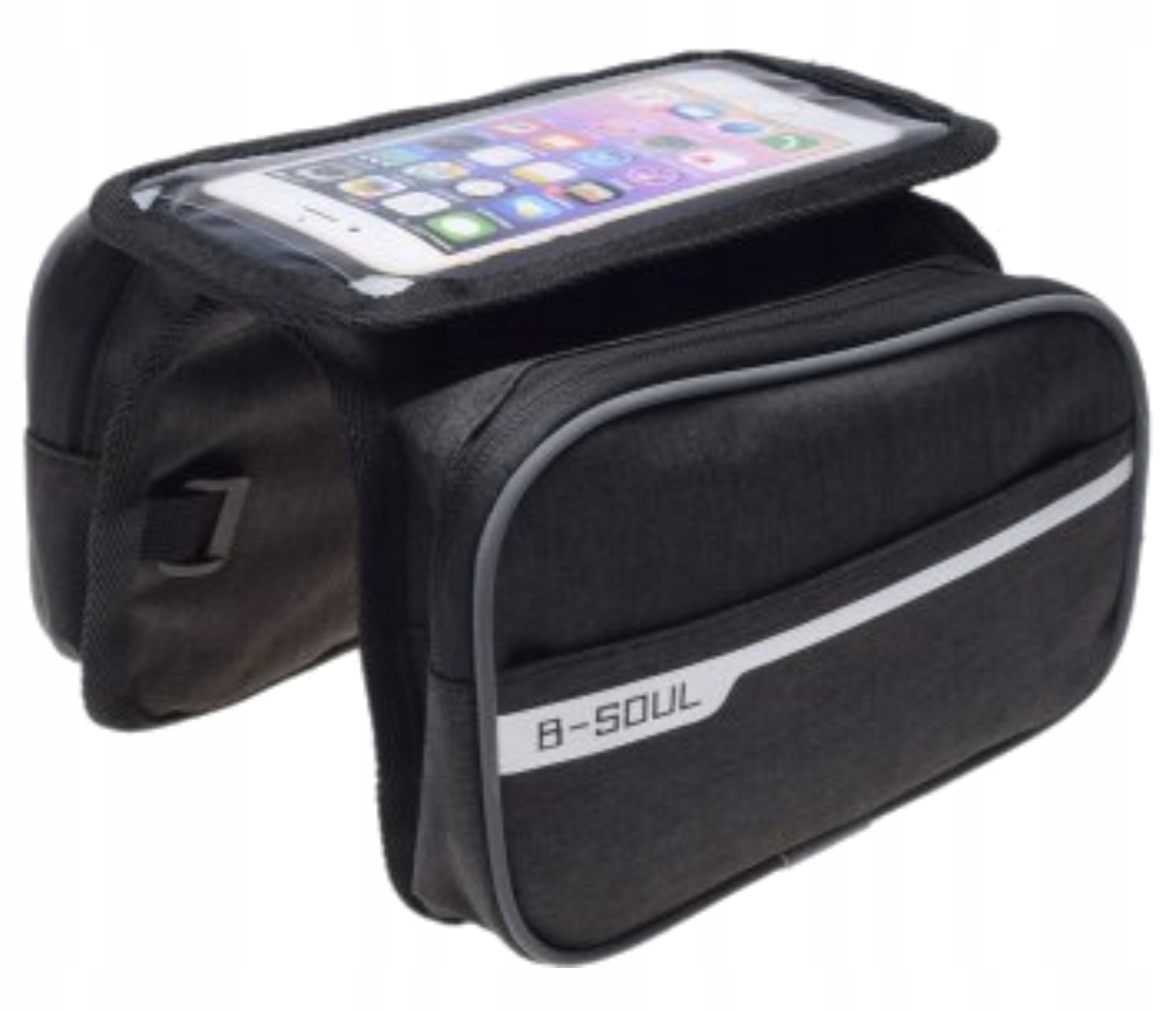 Duża Torba Torebka Sakwa Rowerowa Na Ramę Górną Rurę Etui Na Telefon XL