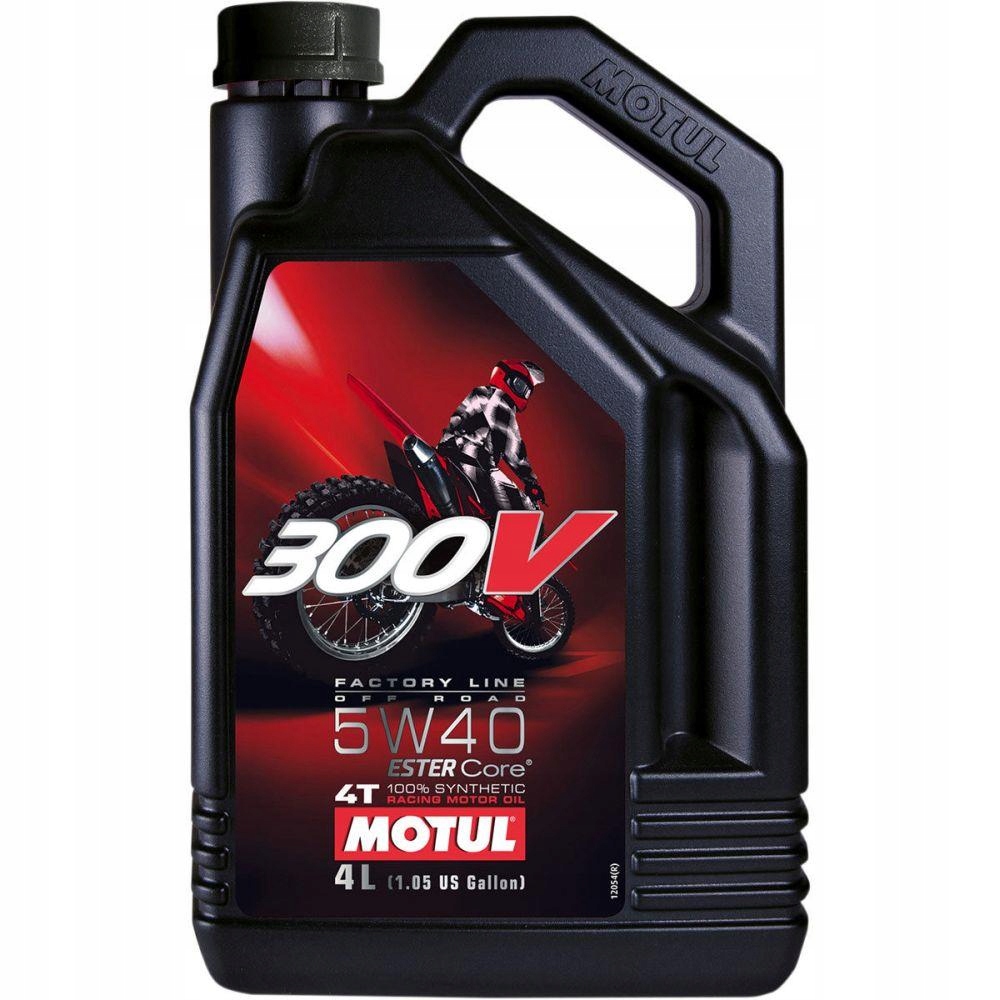 Motul 300V 4T Fl Off Road 5W40 syntetický olej 4 l