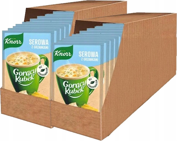 Knorr Gorący Kubek Serowa z grzankami 22 g x64