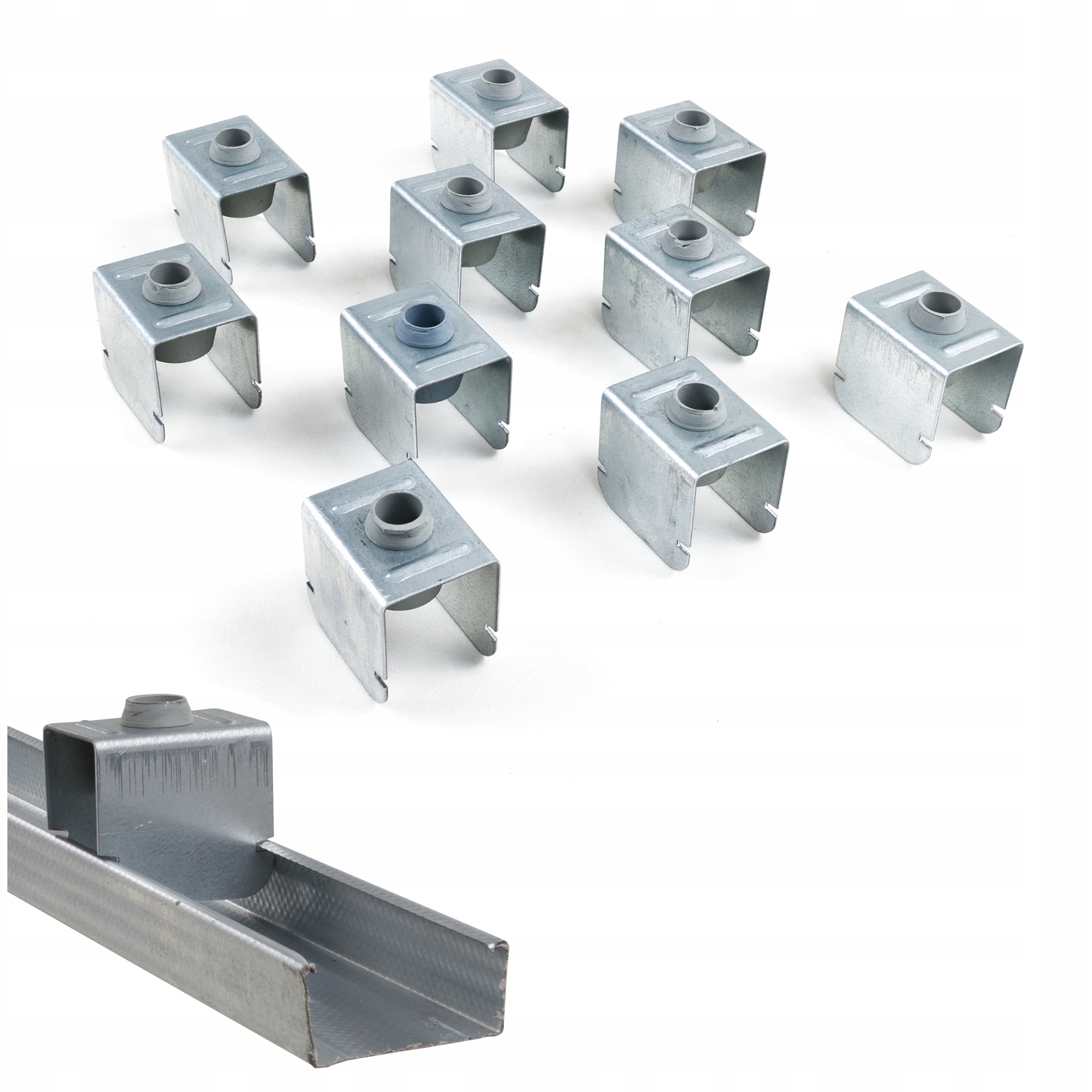 Akustické odhlučněné věšáky pro zvukovou izolaci od souseda, 10kusů