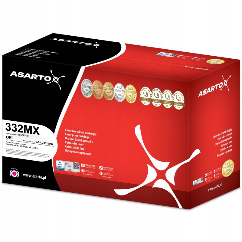 Toner Asarto do Oki 332MX 46508710 3000 str.