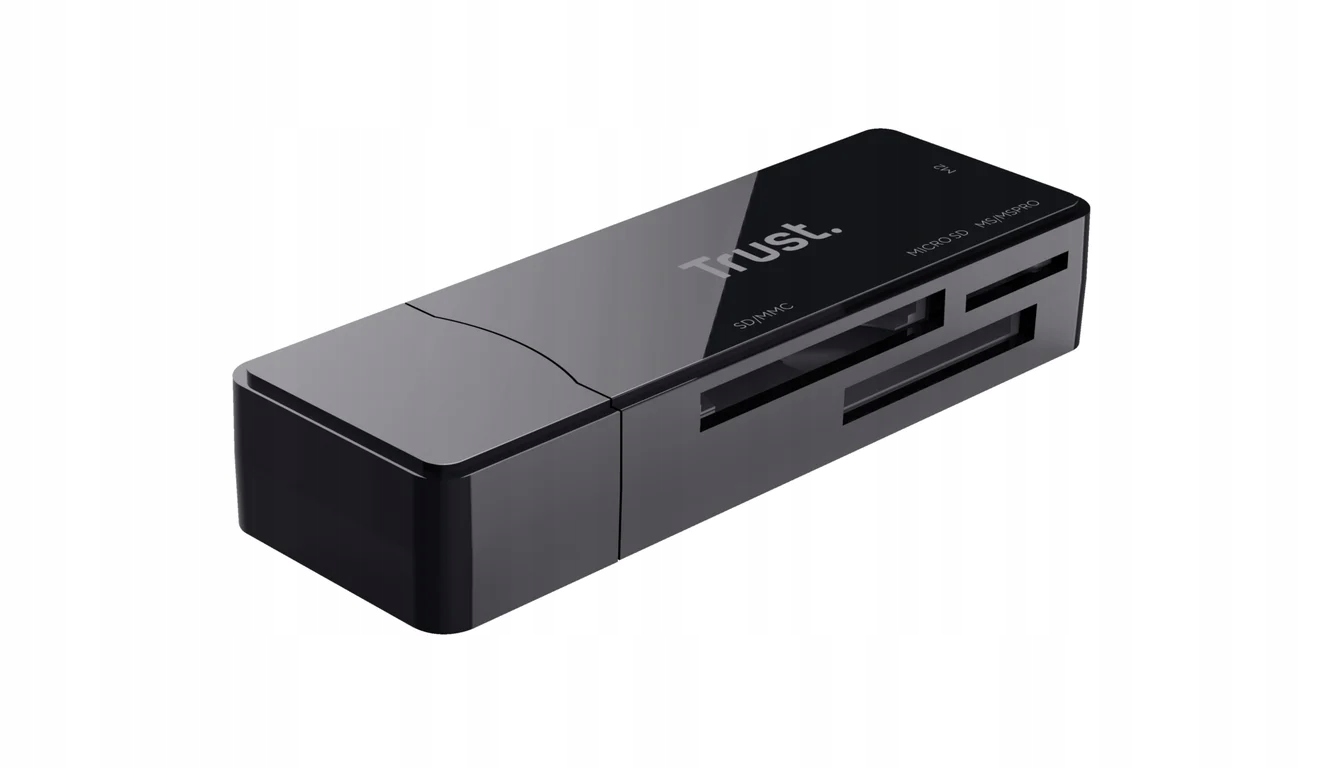 Trust Nanga czytnik kart Usb 3.2 Gen 1 (3.1 Gen 1) Type-A Czarny