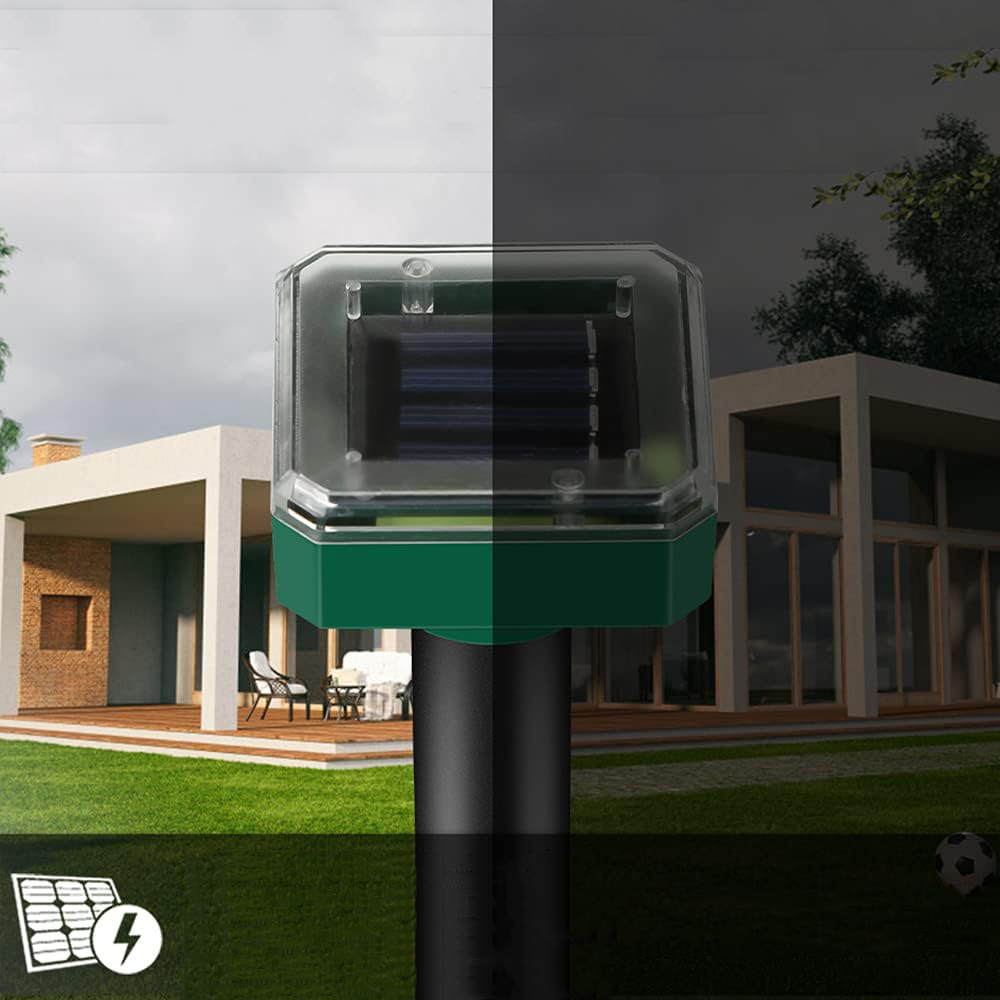 ULTRADŹWIĘKOWY WODOODPORNY ODSTRASZACZ KRETÓW, SOLARNY ODSTRASZACZ KOTÓW Rodzaj odstraszacz