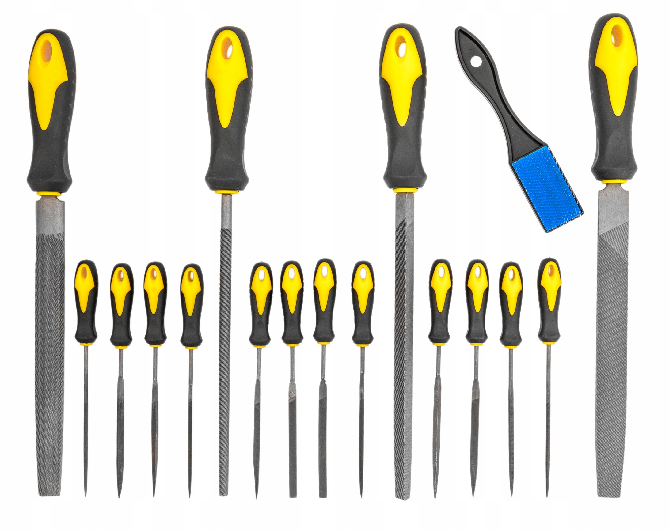 ZESTAW PILNIKÓW DO METALU DREWNA IGLAKI TARNIKI ZDZIERAKI PROSTE ETUI 18el Kod producenta FT0418