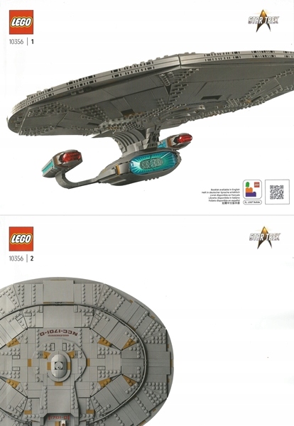 Lego Návod Star Trek U.s.s. Enterprise NCC-1701-D 10356