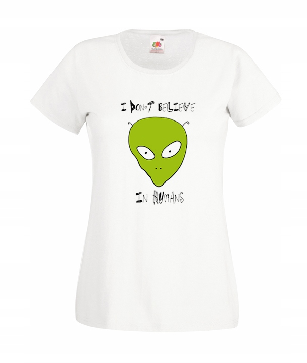 

L Koszulka Damska Alien Kosmita Obcy Śmieszne