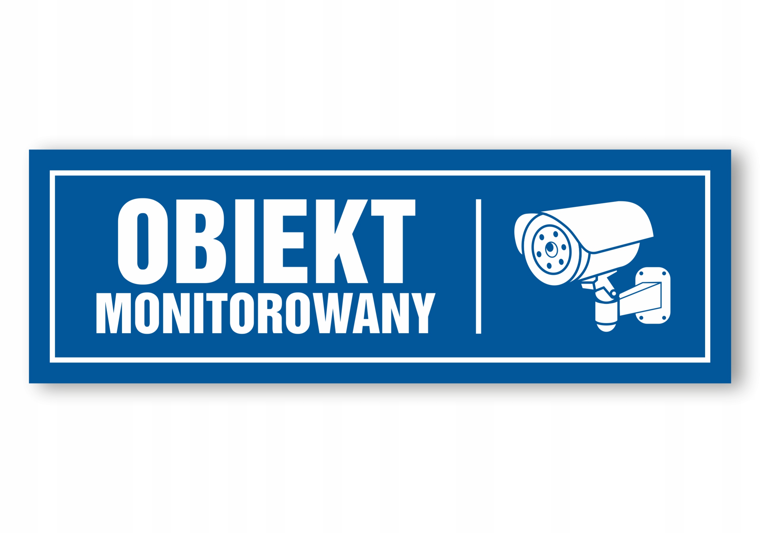 

Tabliczka Obiekt Monitorowany Kamera 30x10cm Uv