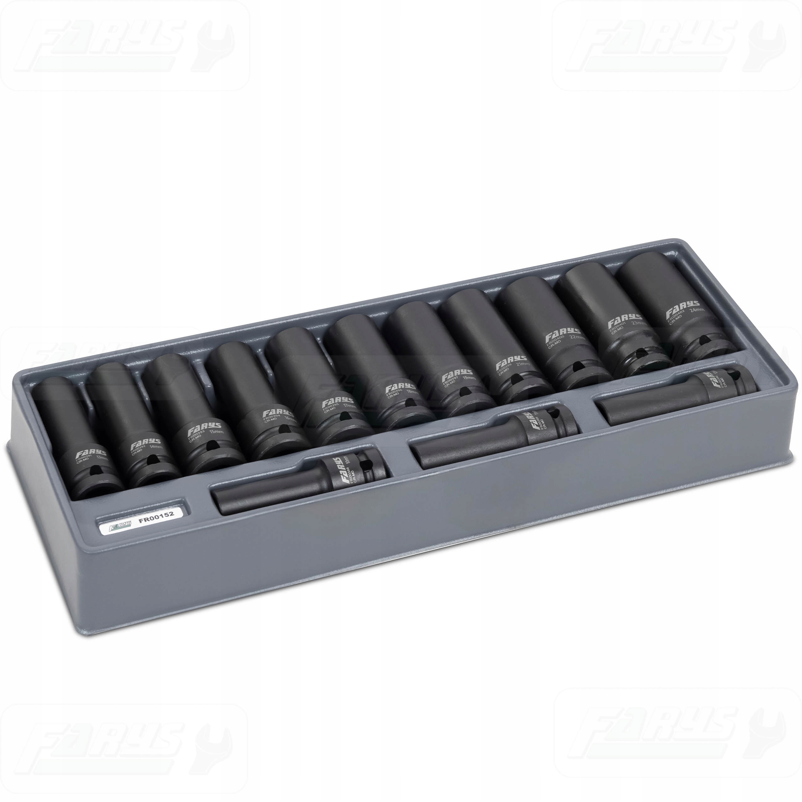 Sada rázových nástavců dlouhých 1/2" 14 ks. Vložka Vybavení Premium