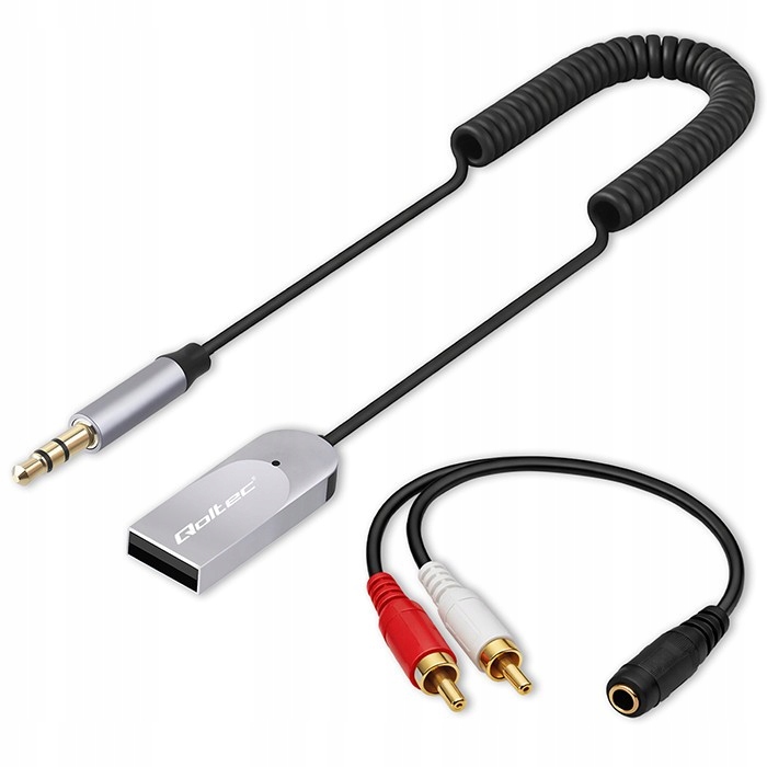 Transmiter odbiornik dźwięku Bluetooth 6.0 Rca Aux 3.5 mm Usb HiFi Home Car