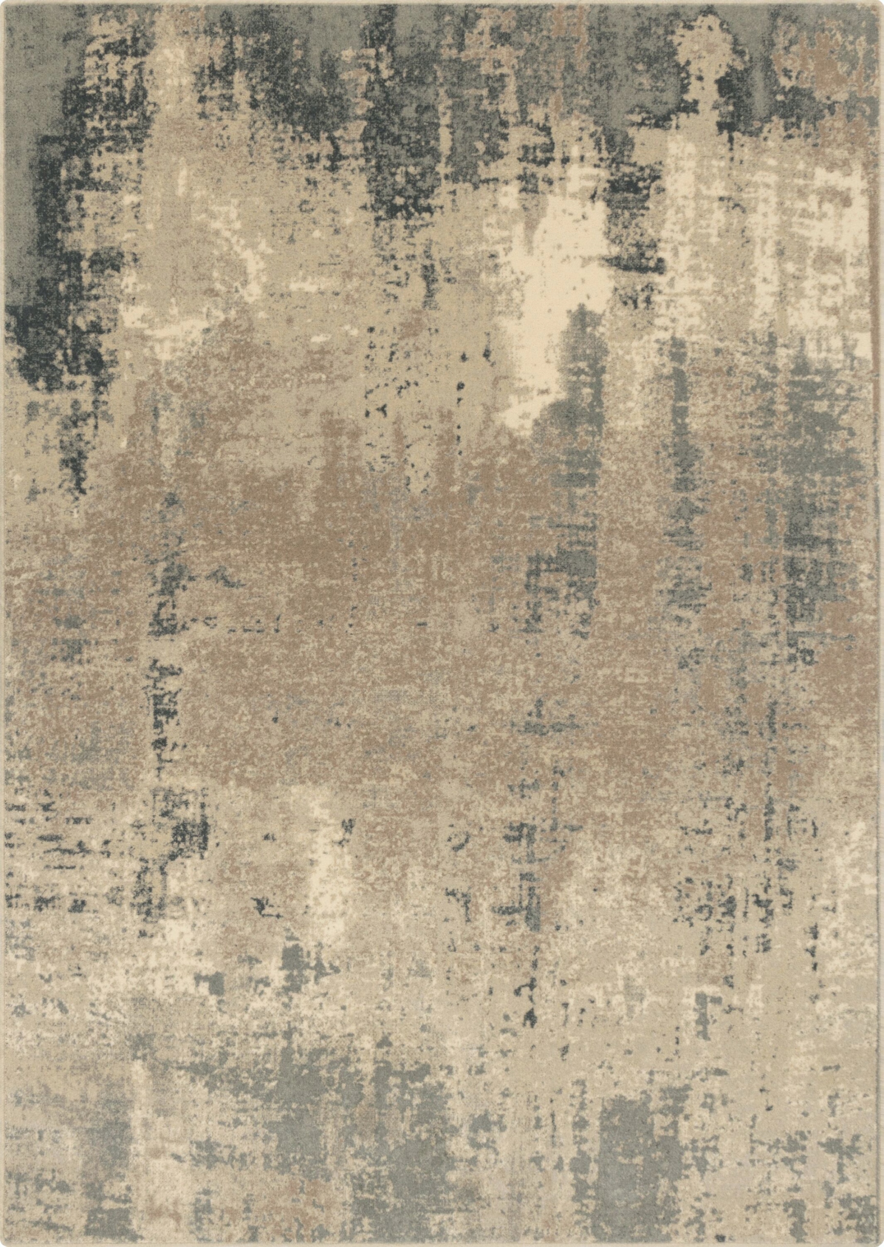 Dywan wełniany do salonu Agnella Leno Siwy Isfahan 160x240 cm