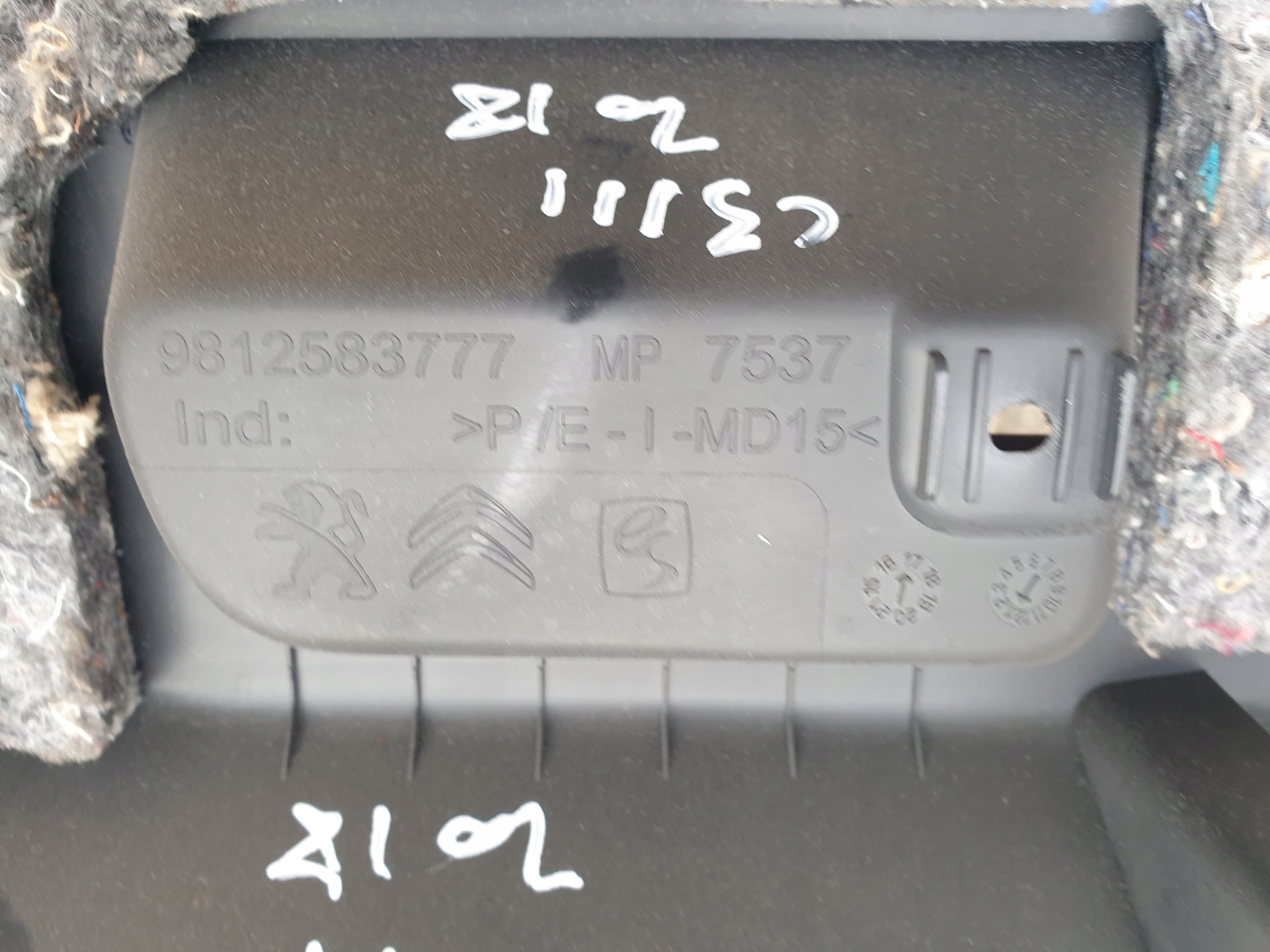 Blende Abdeckung heckklappe Abdeckung CITROEN C3 III 2016- 9812583777