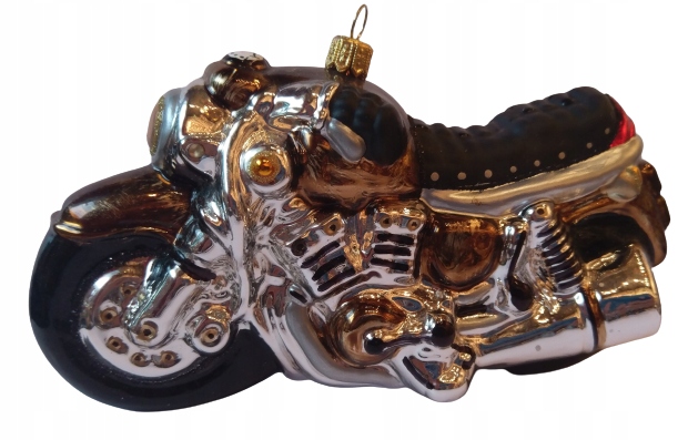 

Bombki Choinkowe Szklane Motor 16x8 cm
