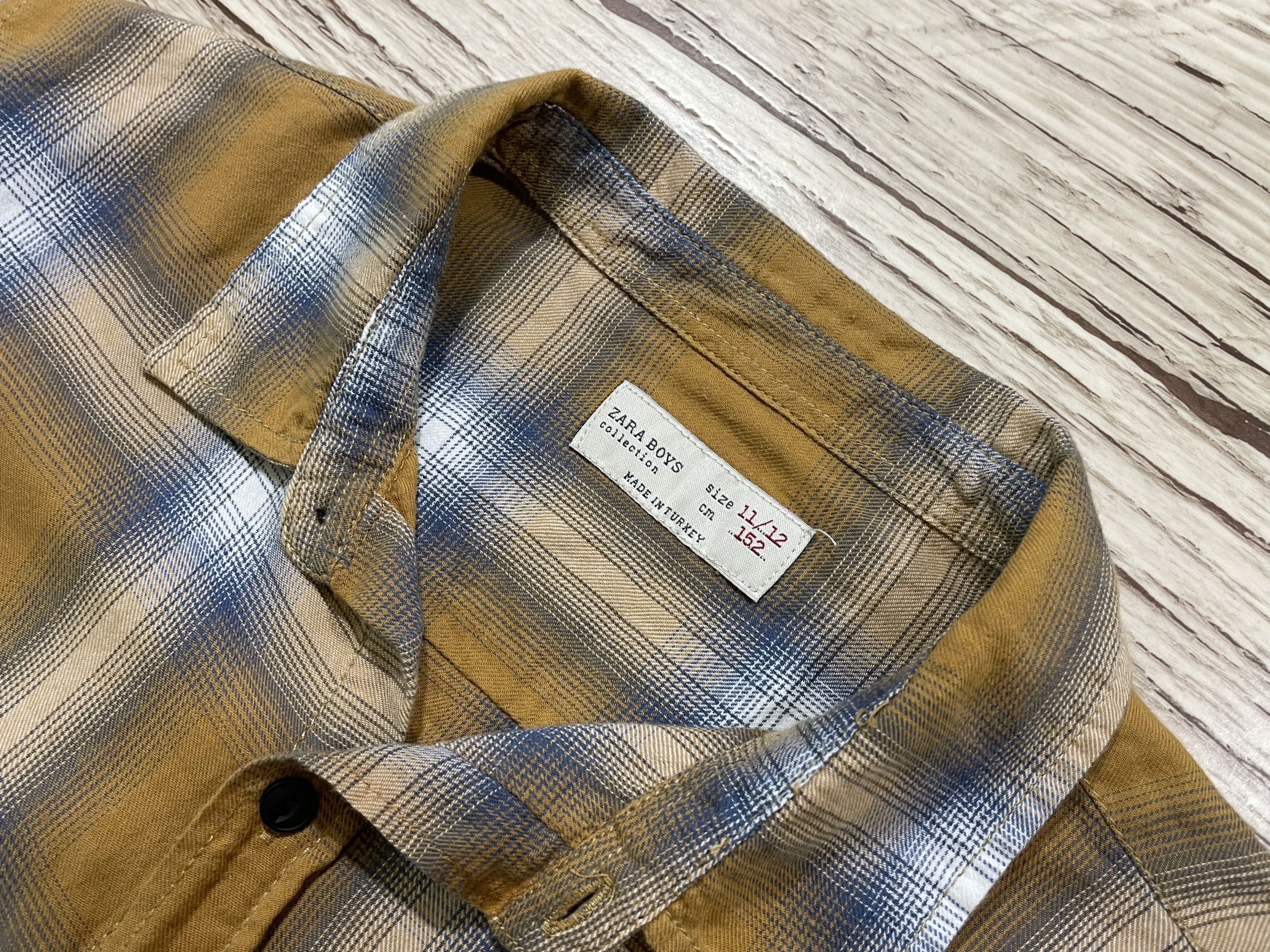 ZARA BOYS Koszula w KRATKĘ 11/12 LAT 152 cm Rozmiar 152