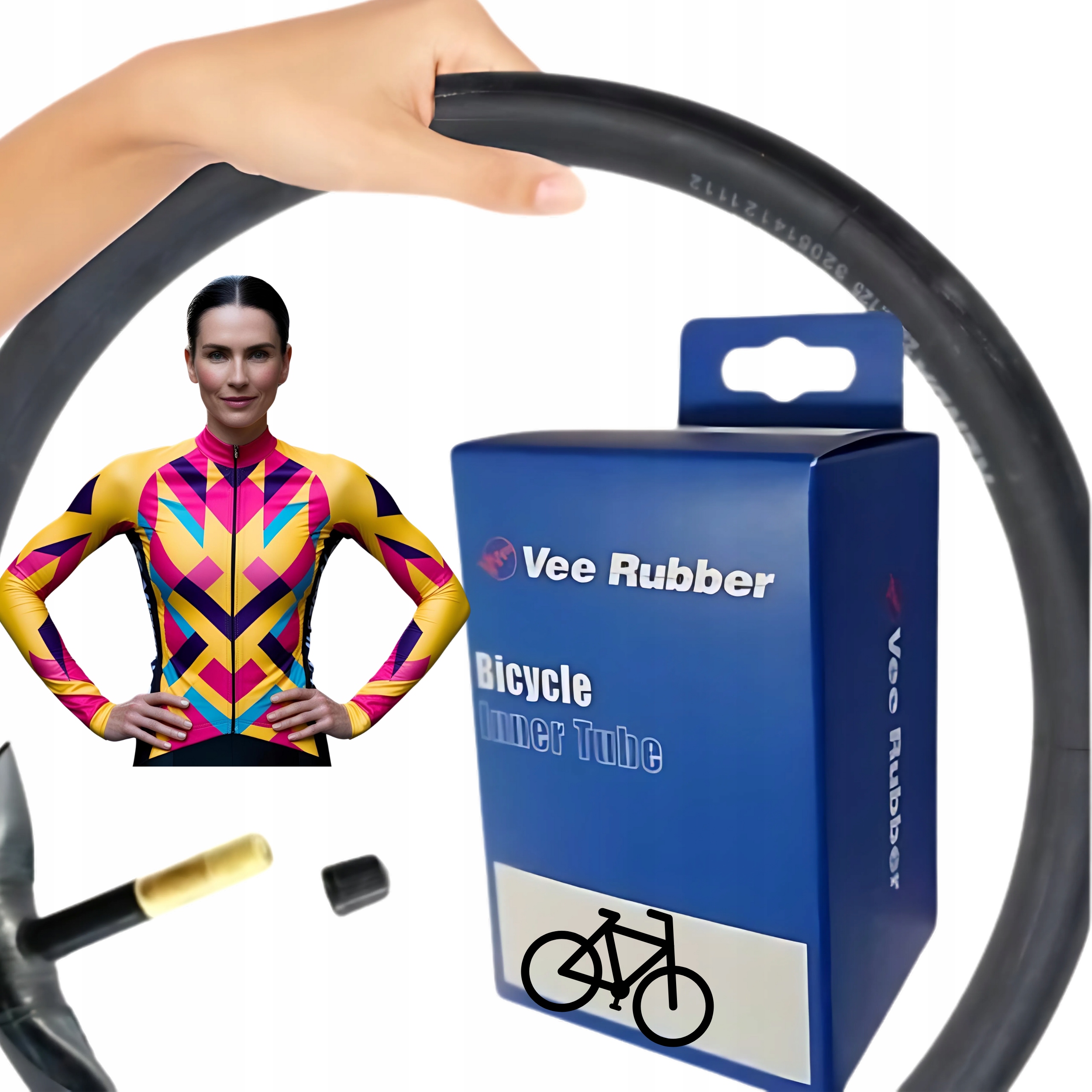 Dętka rowerowa 26x2.00 Vee Rubber AV48mm schrader 54-559 wentyl samochodowy