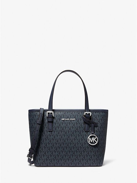 Michael Kors dámská kabelka Jet Set modrá logová