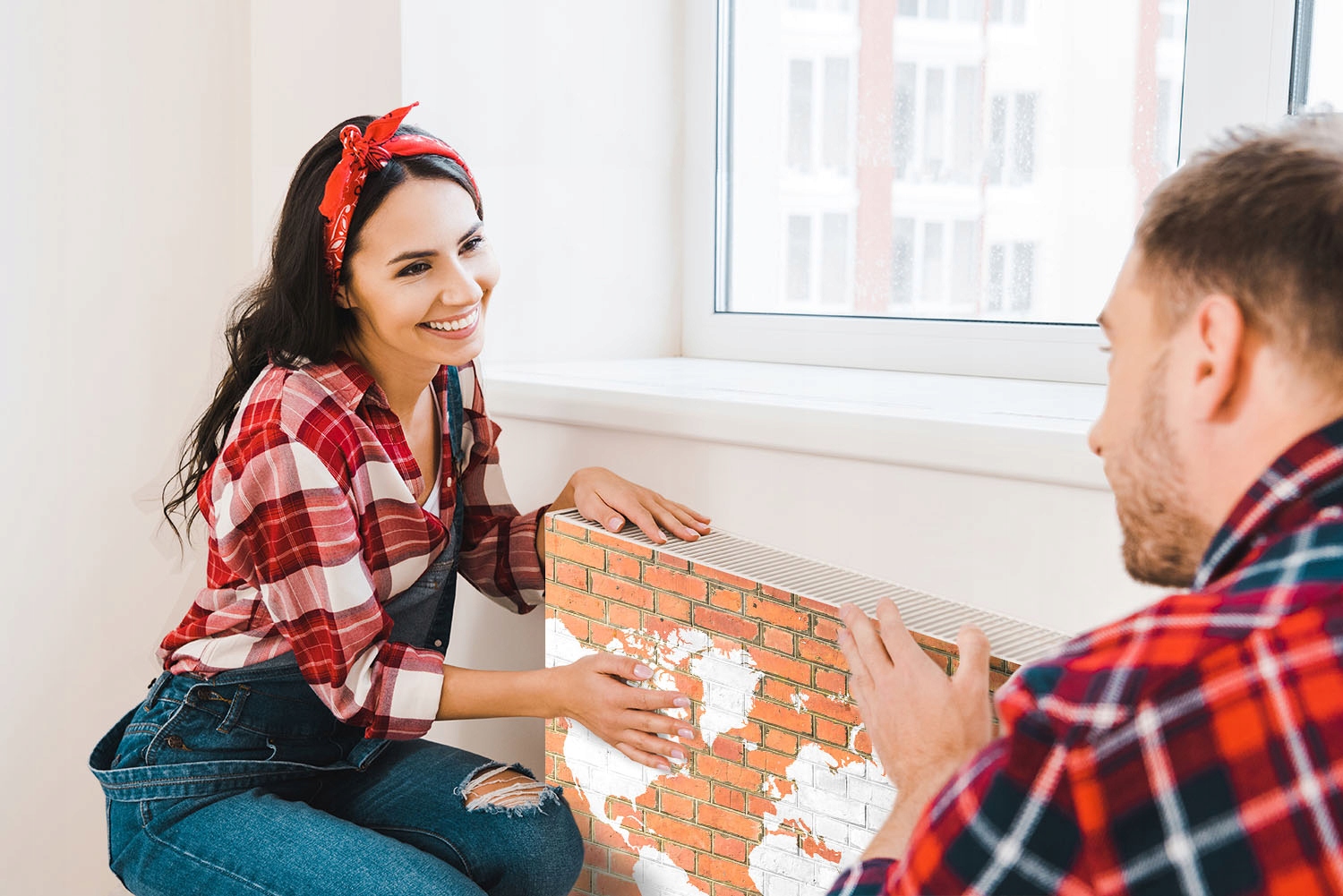 MAGNETYCZNA OSŁONA NA KALORYFER 60x60 MAPA Marka TMK ArtDeko