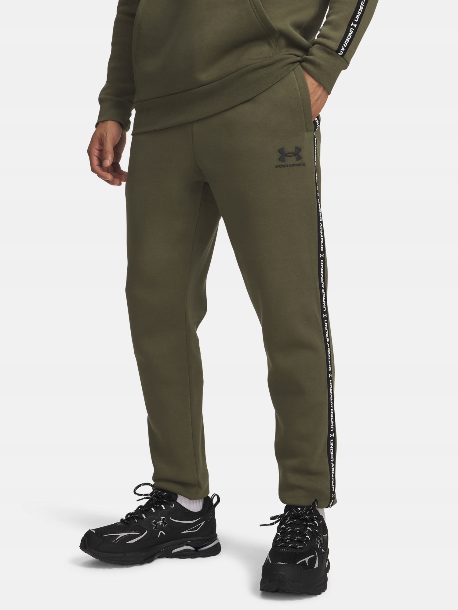 Under Armour Pánské tepláky Under Armour Ua Icon Fleece Jgr Taping