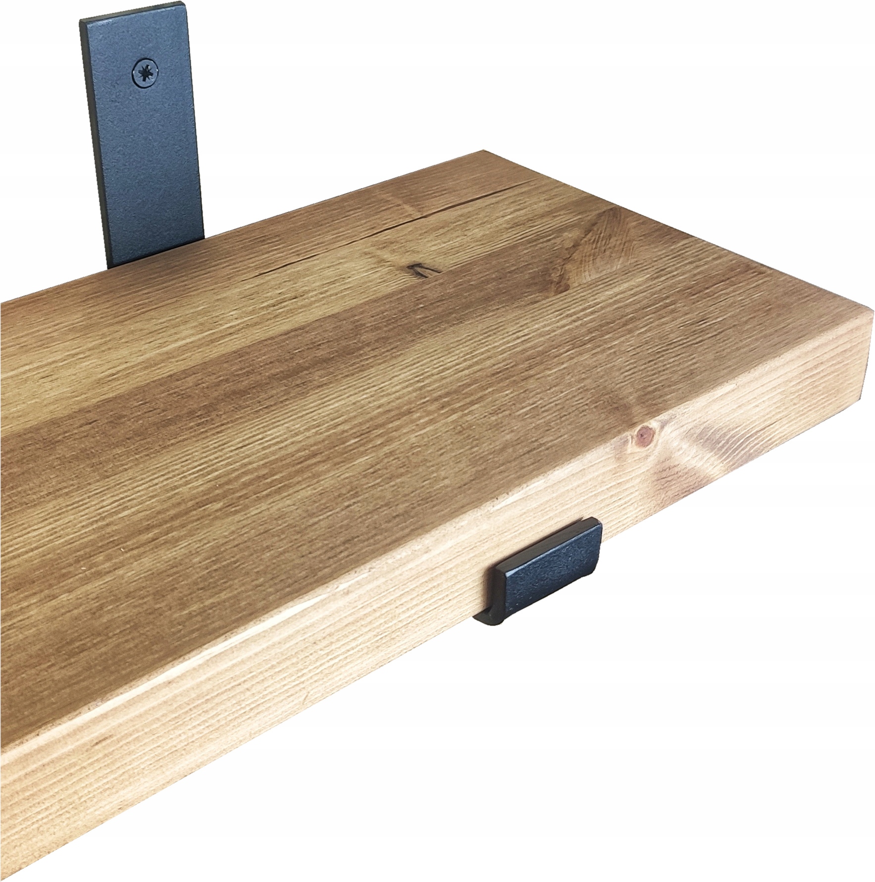 Závesná nástenná polica Loft 120 cm x 30 cm Industriálna