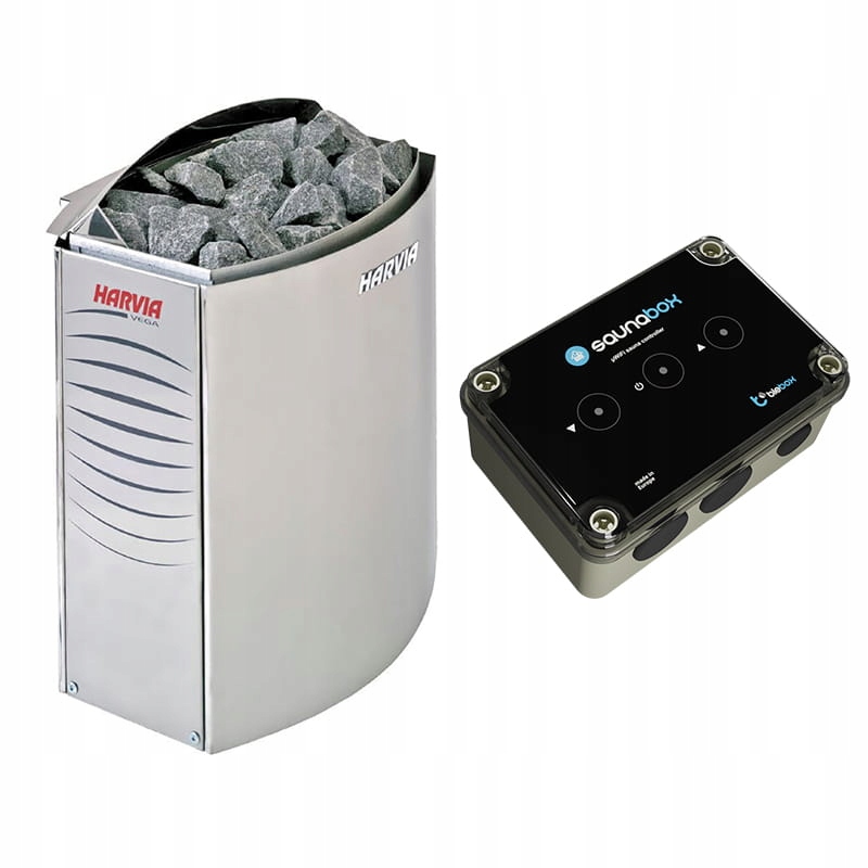 Sada do sauny pec Harvia BC80E 8 kW a ovládač BleBox SaunaBox