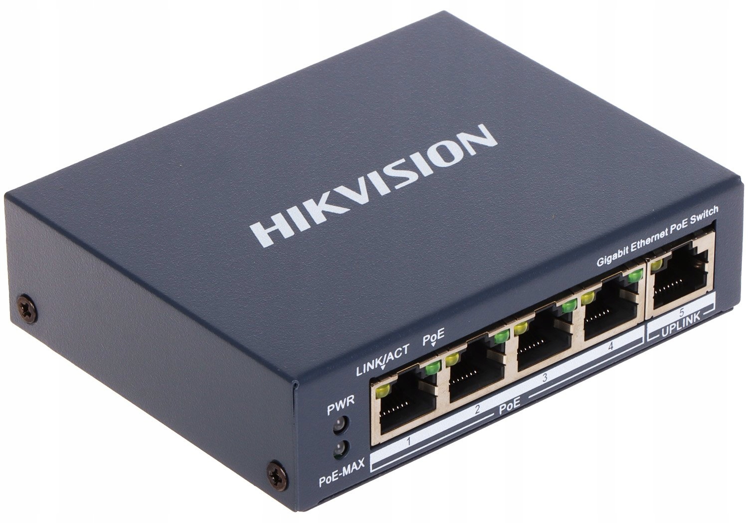 Switch Poe DS-3E0505P-E 4-PORTOWY Hikvision