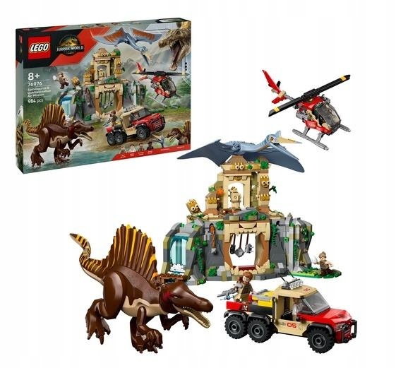 Lego(r) Jurský Svět 76976 Letecká mise s keca