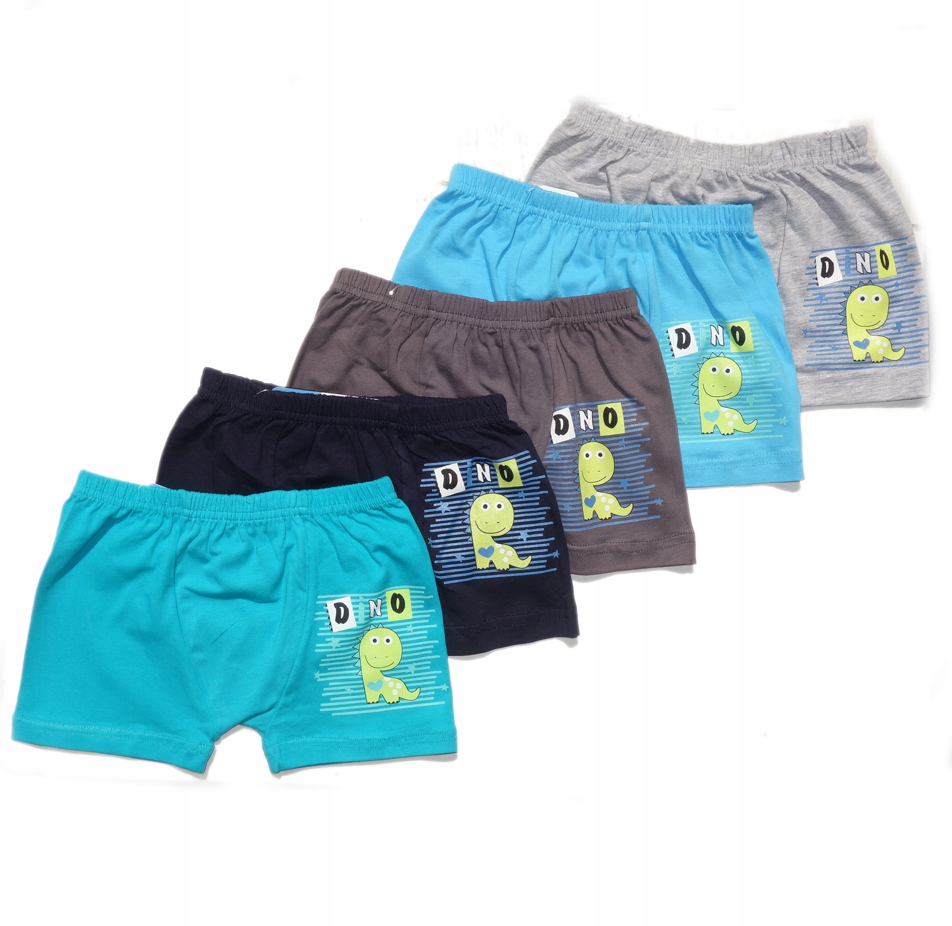 

Majtki Bokserki Chłopięce 5 Pack Dinozaur 116/122