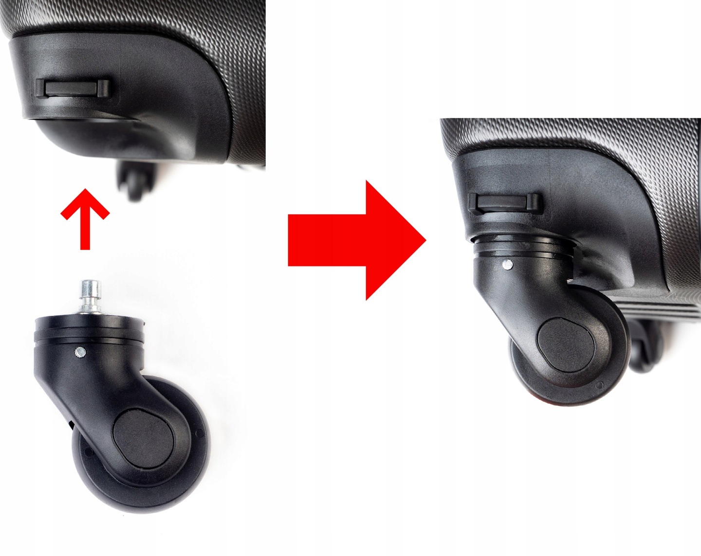 Walizka twarda zestaw RGL ABS Kółko do walizki 20 l Model Kółko do walizki