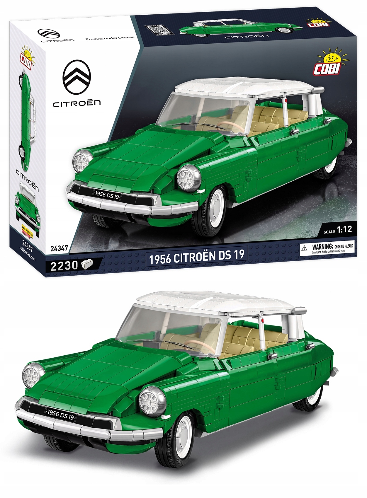 Klocki Cobi 24347 1956 Citroën Ds.19 2230 klocków