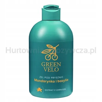 Green Velo sprchový gel mandarinka a bazalka 400 ml