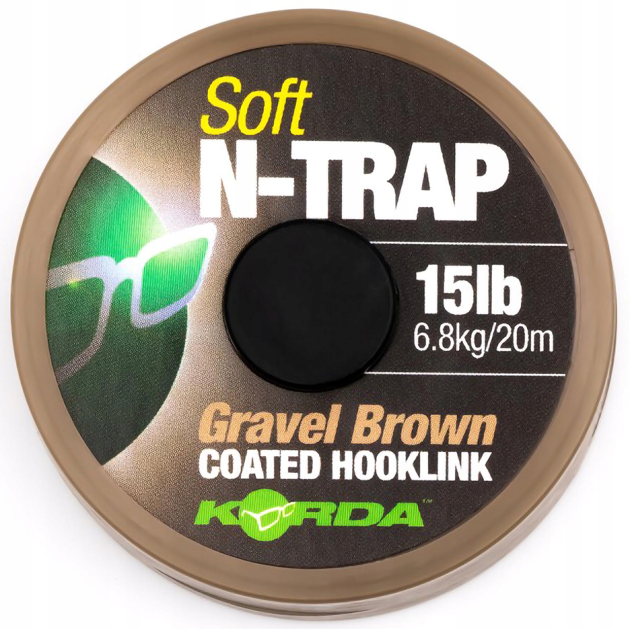 Plecionka Przyponowa W Otulinie Korda Soft N-Trap Gravel Brown 15 lb 20 m