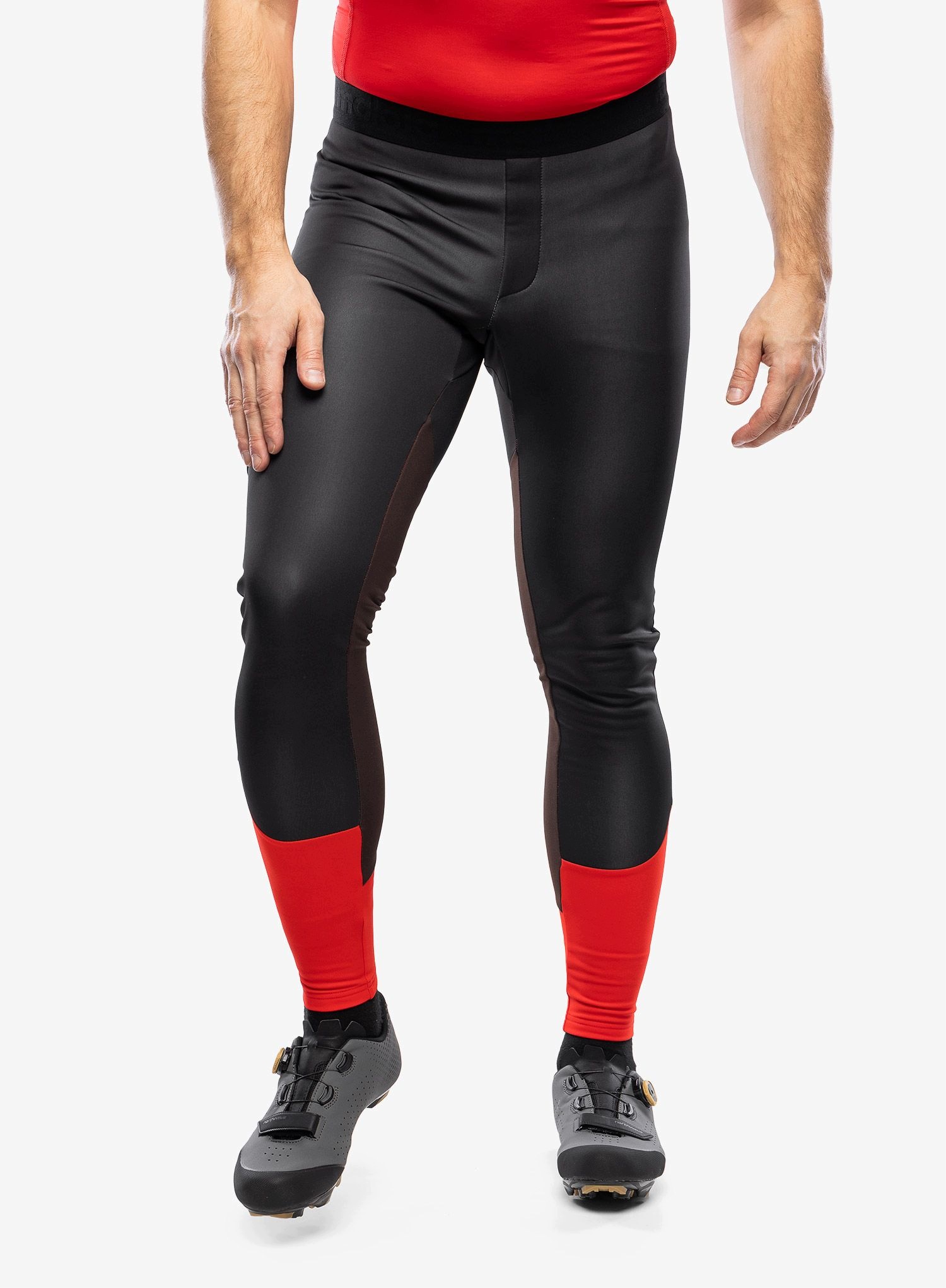 Legginsy treningowe Maloja Piglon fire red multi S