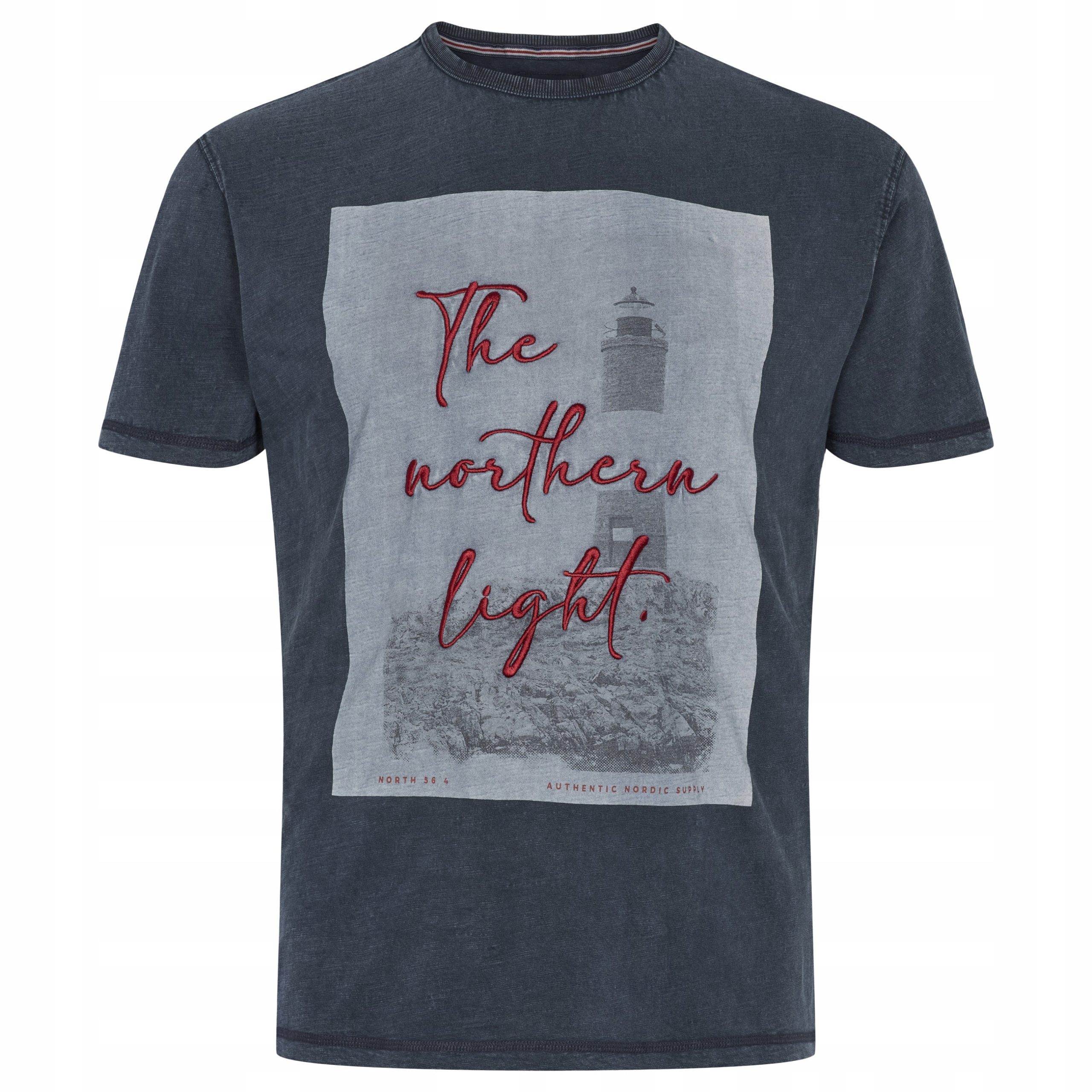 North 56°4 Tričko Tričko Velké Velikosti Modré 3XL