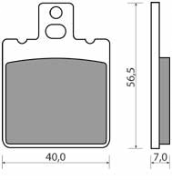 

Klocki Hamulcowe Tył Honda Crm 125 R Nsr 125 R F