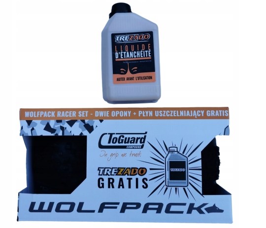 

Zestaw opon Wolfpack Speed Race 29x2,4 mleczko
