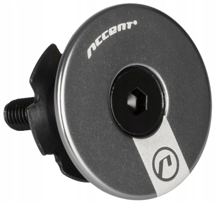 Kapsel Gwiazdka ze Śrubą Accent Exe 1-1/8" Szary
