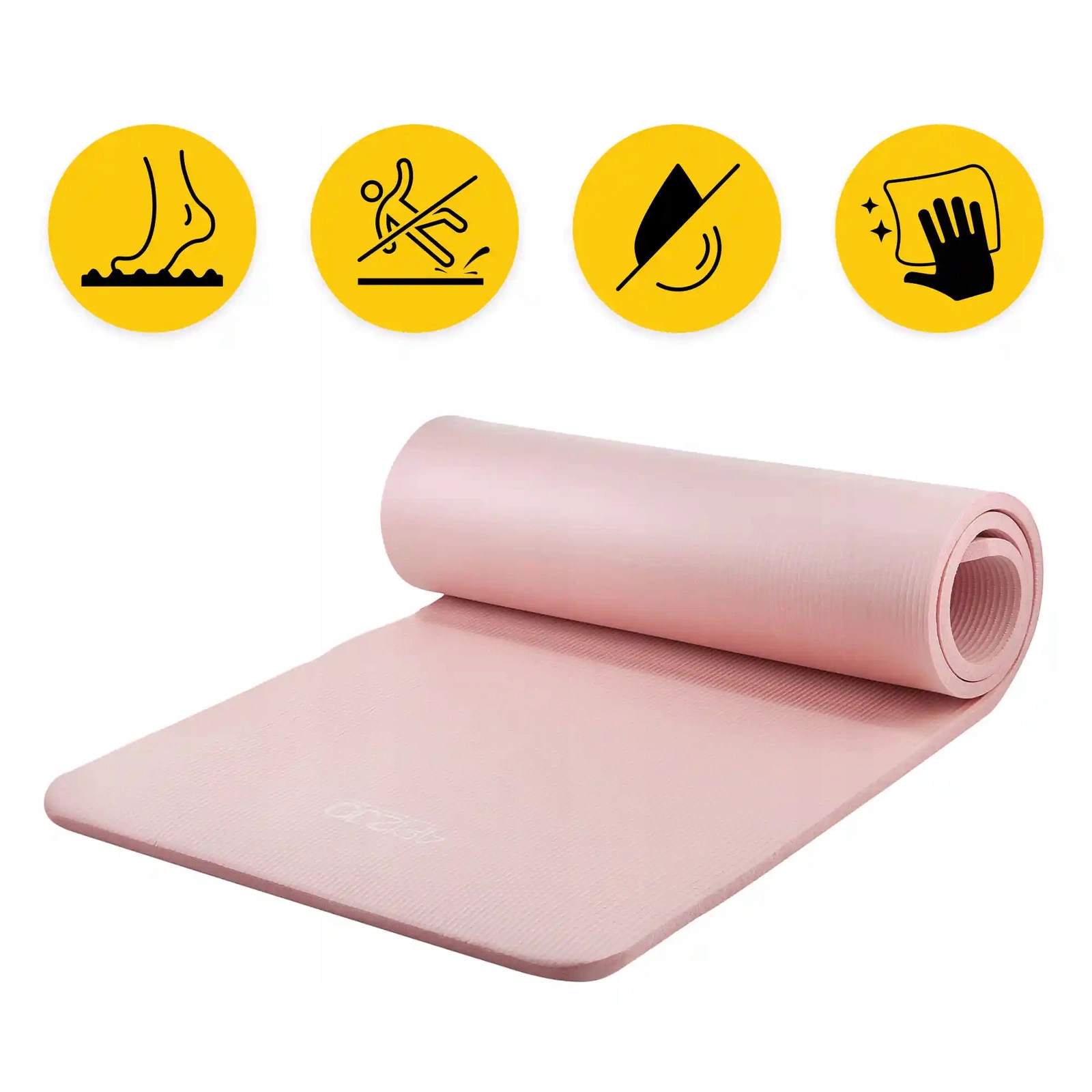 MATA DO ĆWICZEŃ JOGI NBR GIMNASTYCZNA TRENINGOWA FITNESS MEGA GRUBA 1,5 CM EAN (GTIN) 5907739316998