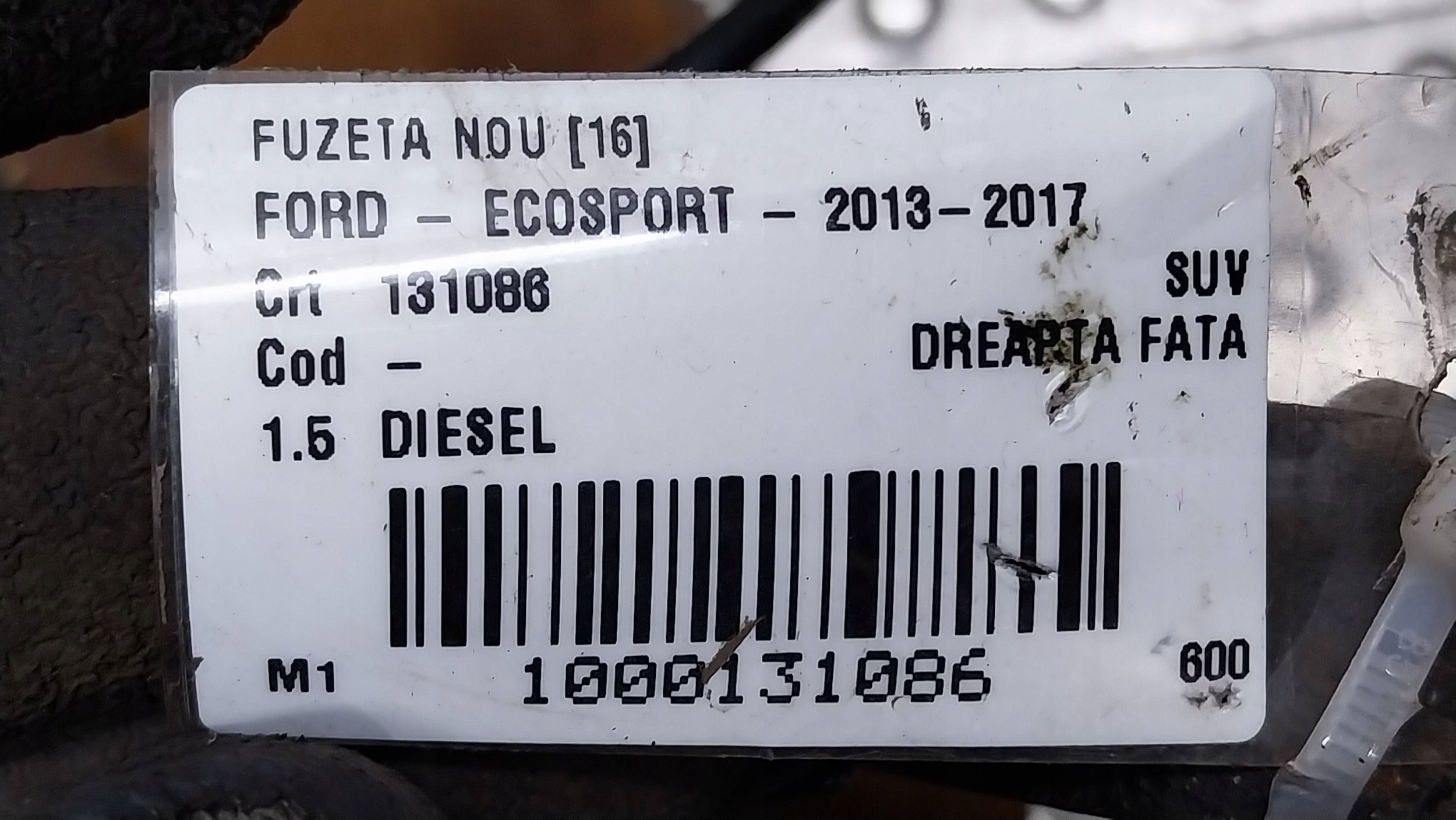 swing right front CN15-3K170 FORD FORD ECOSPORT MK2 1.5TDCI