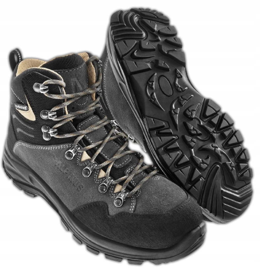 Trekové Boty Alpinus Kůže Do Hor Les 46