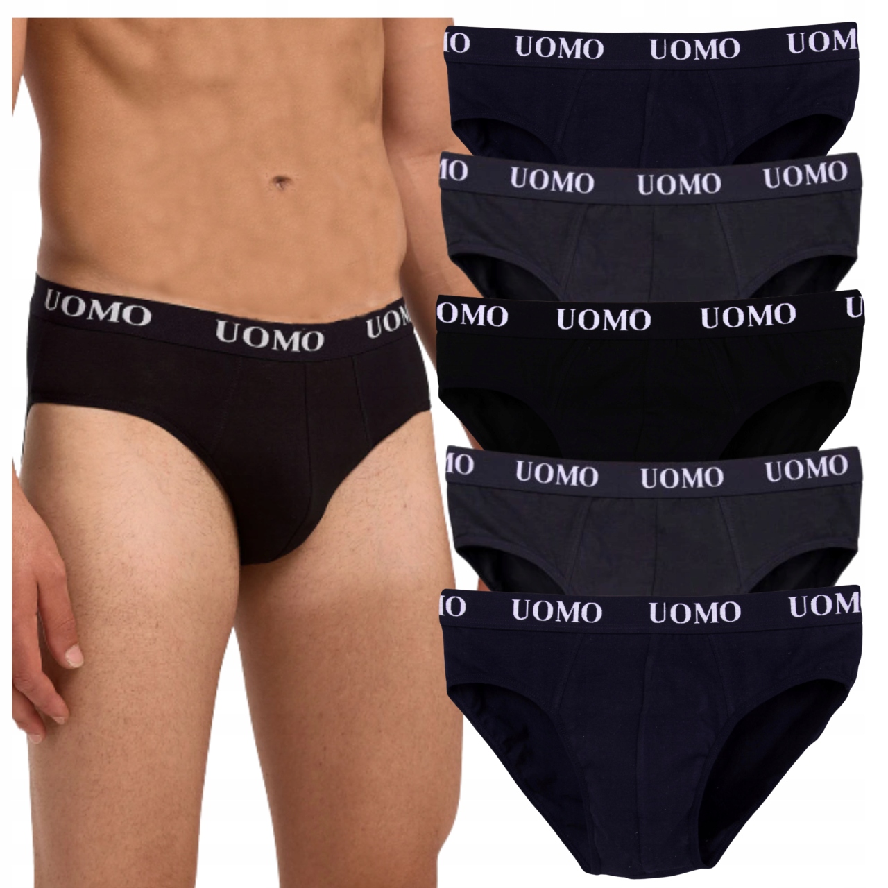 Majtki Męskie Slipy Bawełniane Klasyczne Slipki Duże Zestaw 10XL x6