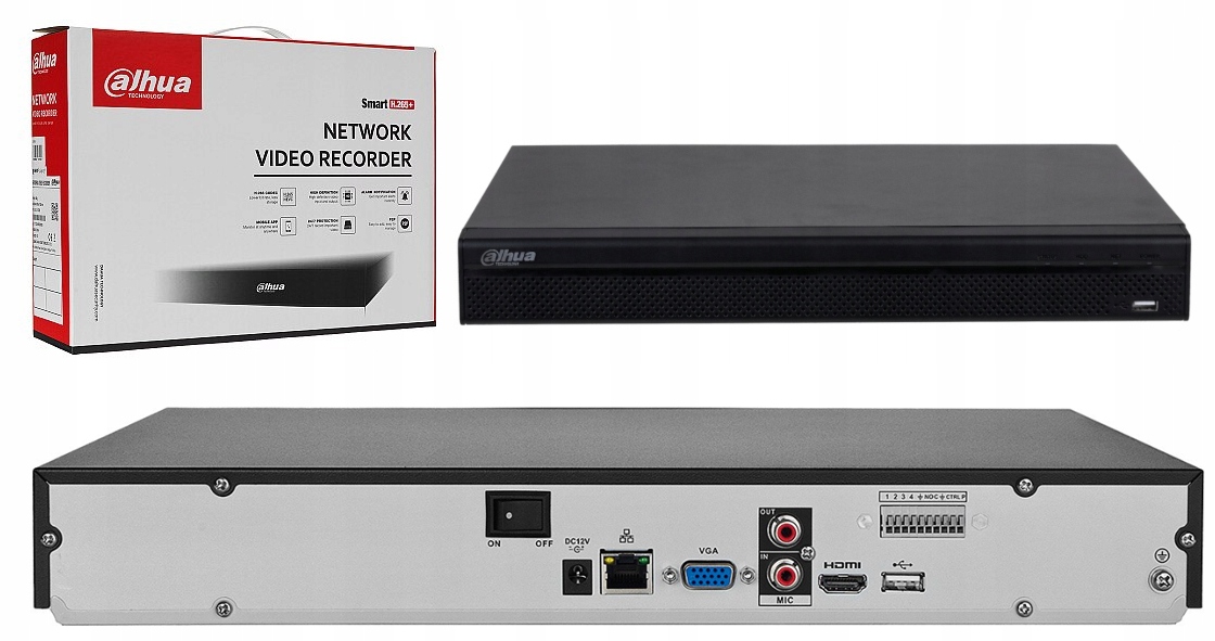 

Rejestrator Dahua NVR4216-4KS2/L 16 kamer 4K Uhd