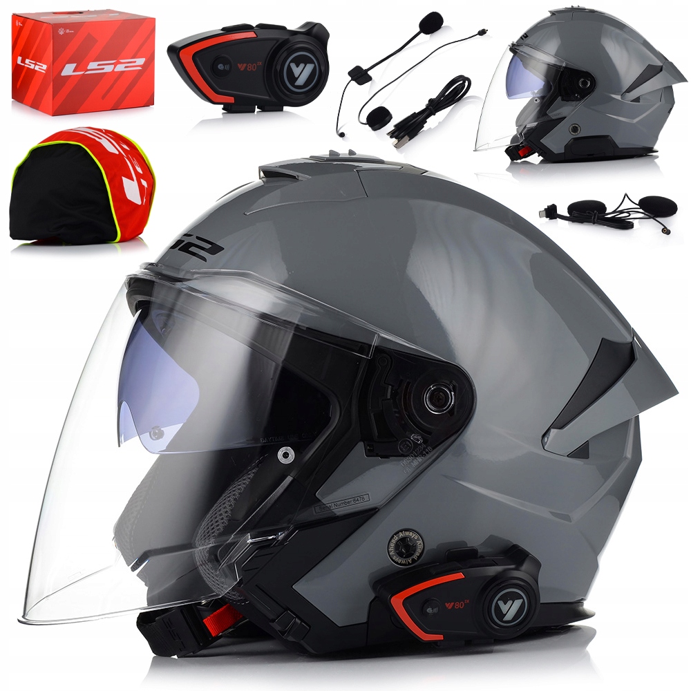 Otvorená Motocyklová Prilba LS2 OF618 Verso II Nardo Blenda Interkom