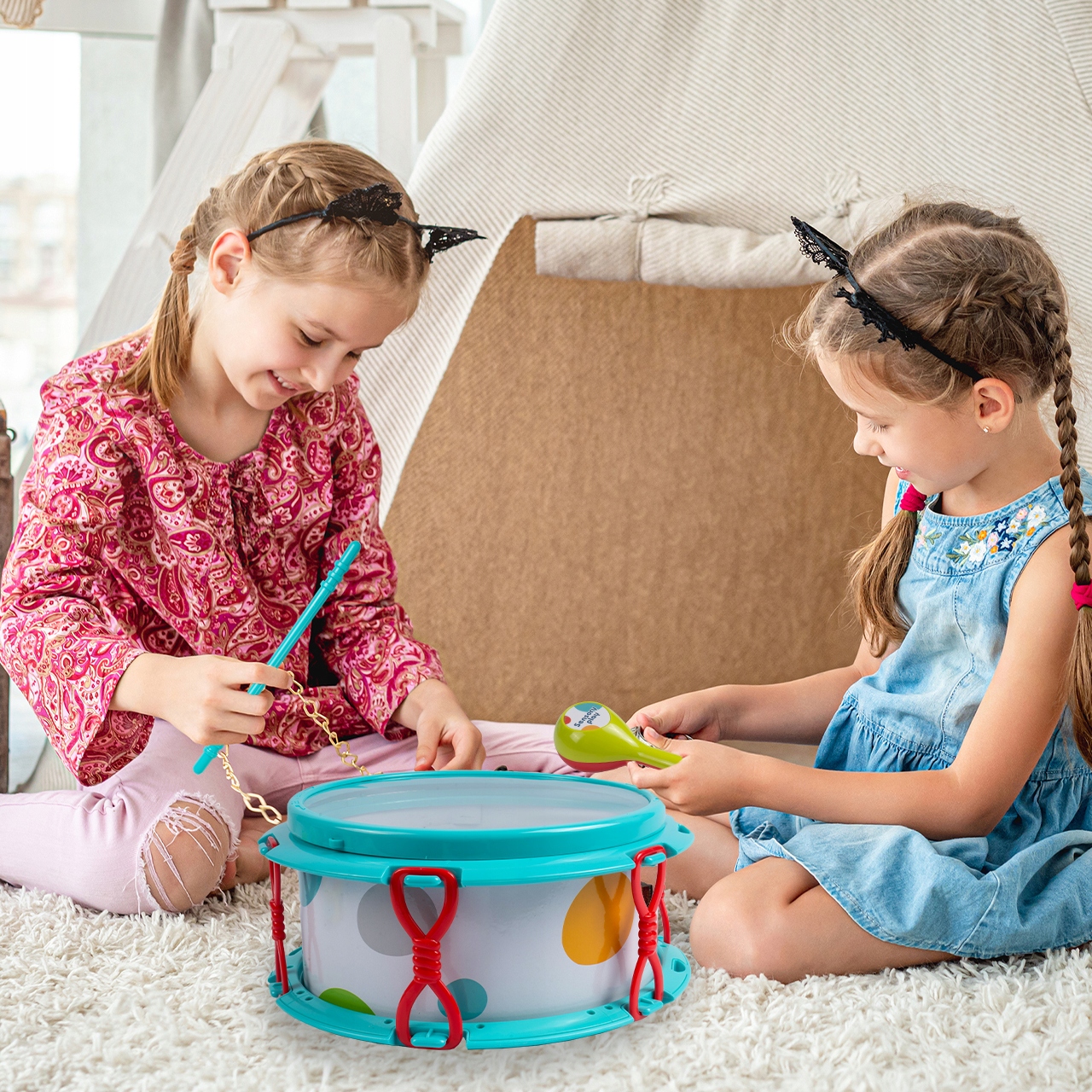 HUDEBNÍ SOUPRAVA NÁSTROJE BUBEN TAMbourine Certifikáty, názory, schválení CE EN 71