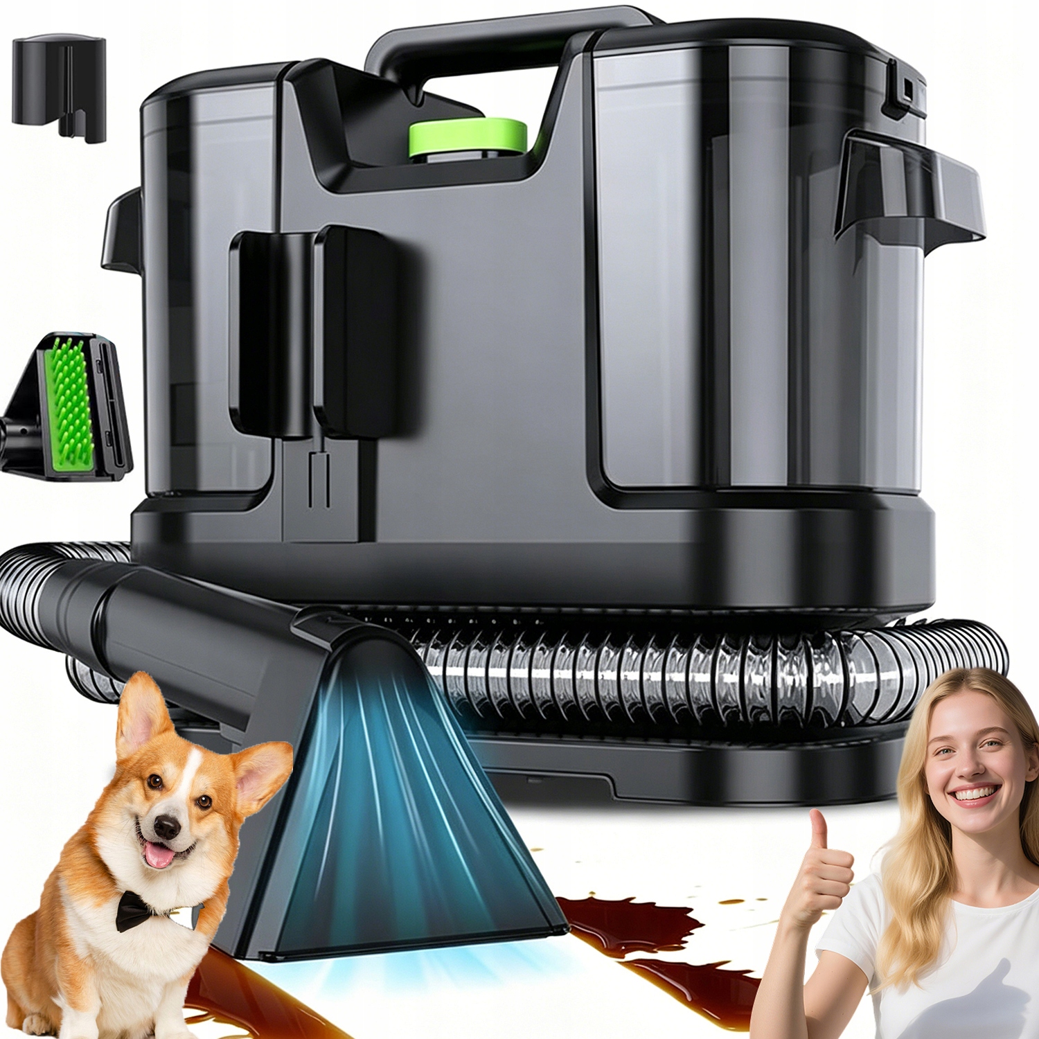Vysavač Na Čalounění Koberců Mokré A Suché Čalounění Sada Hubic Spot Clean