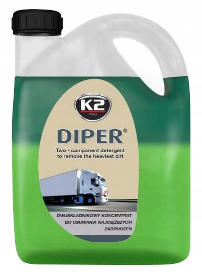 K2 DIPER SILNA DWUSKŁADNIKOWA AKTYWNA PIANA 2KG