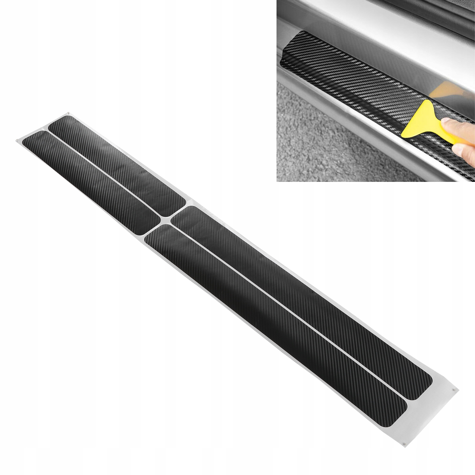 4 SZT. OSŁONY PROGÓW SAMOCHODOWYCH PROTECTOR ANTI