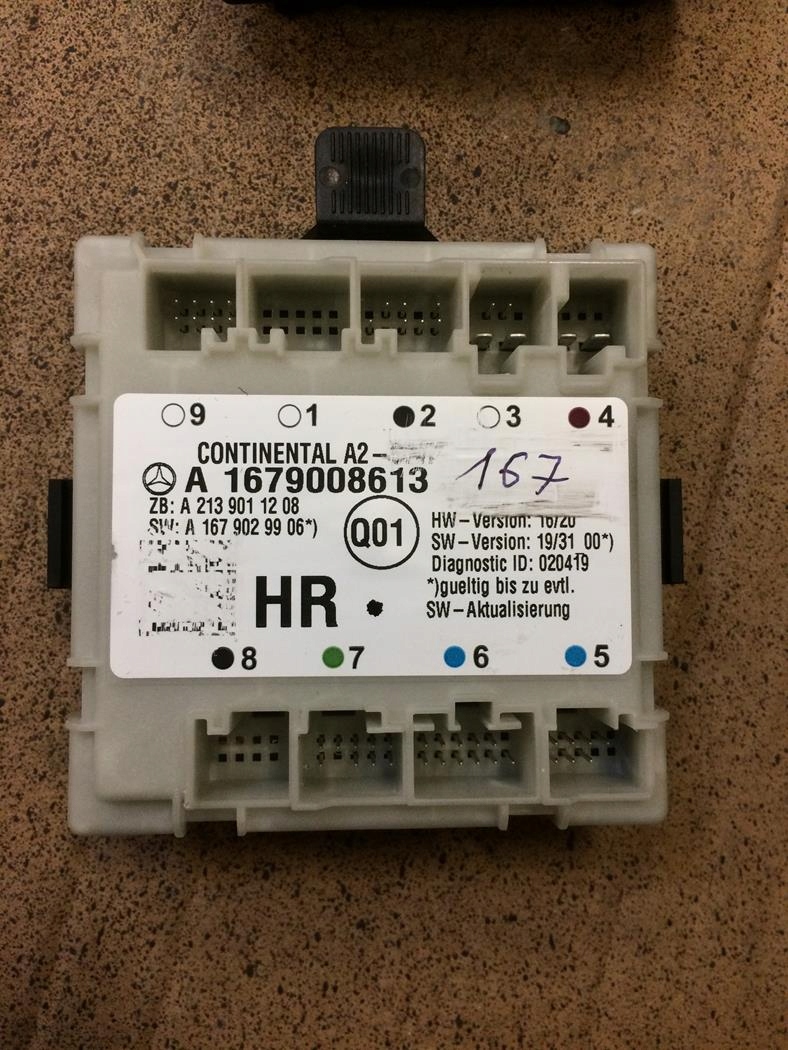 Mercedes GLE W167 167 драйвер двери A1679008613