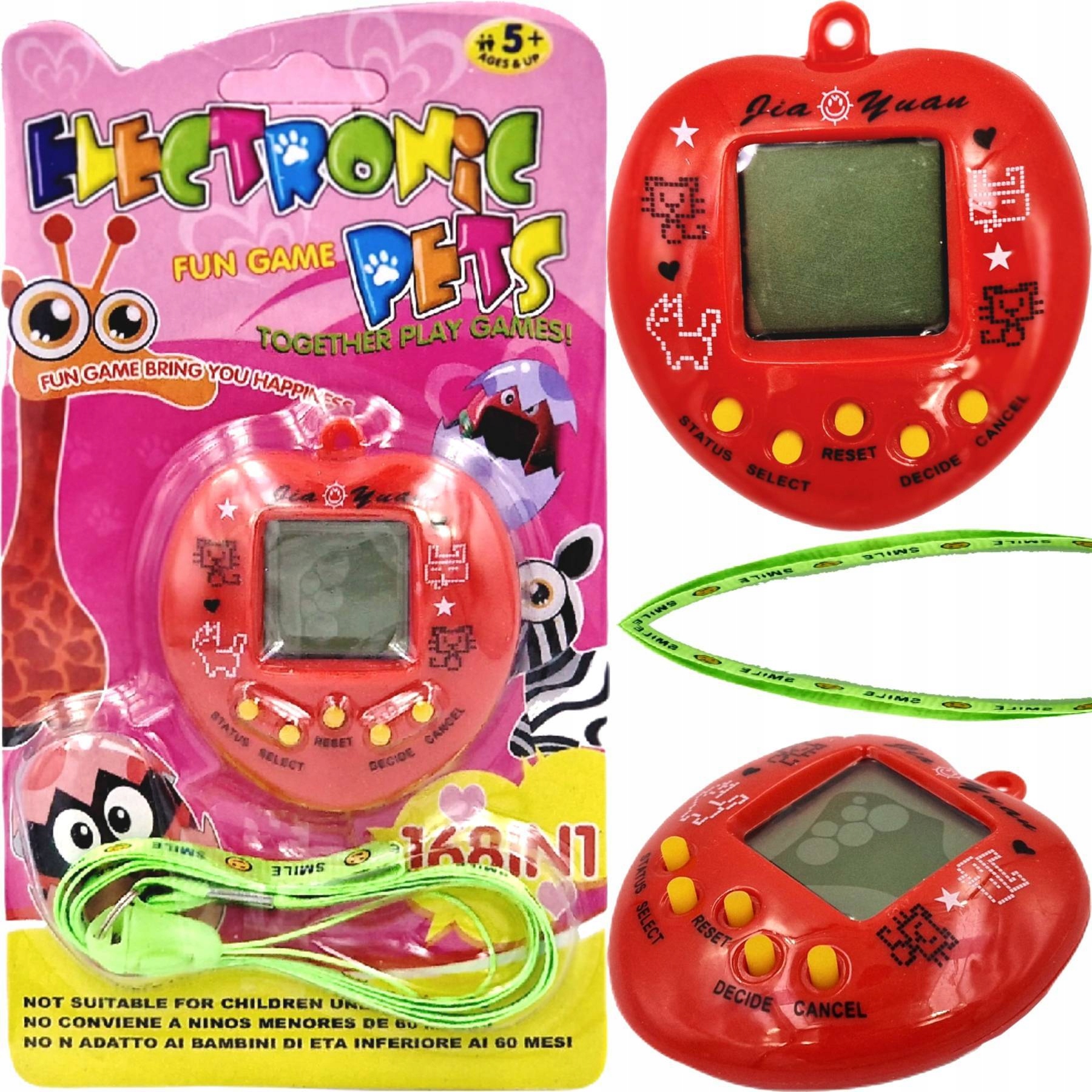 

Tamagotchi Jajko Gra Elektroniczna Tamagoczi Serce